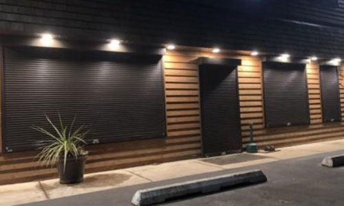 Durable security gate for commercial storefronts